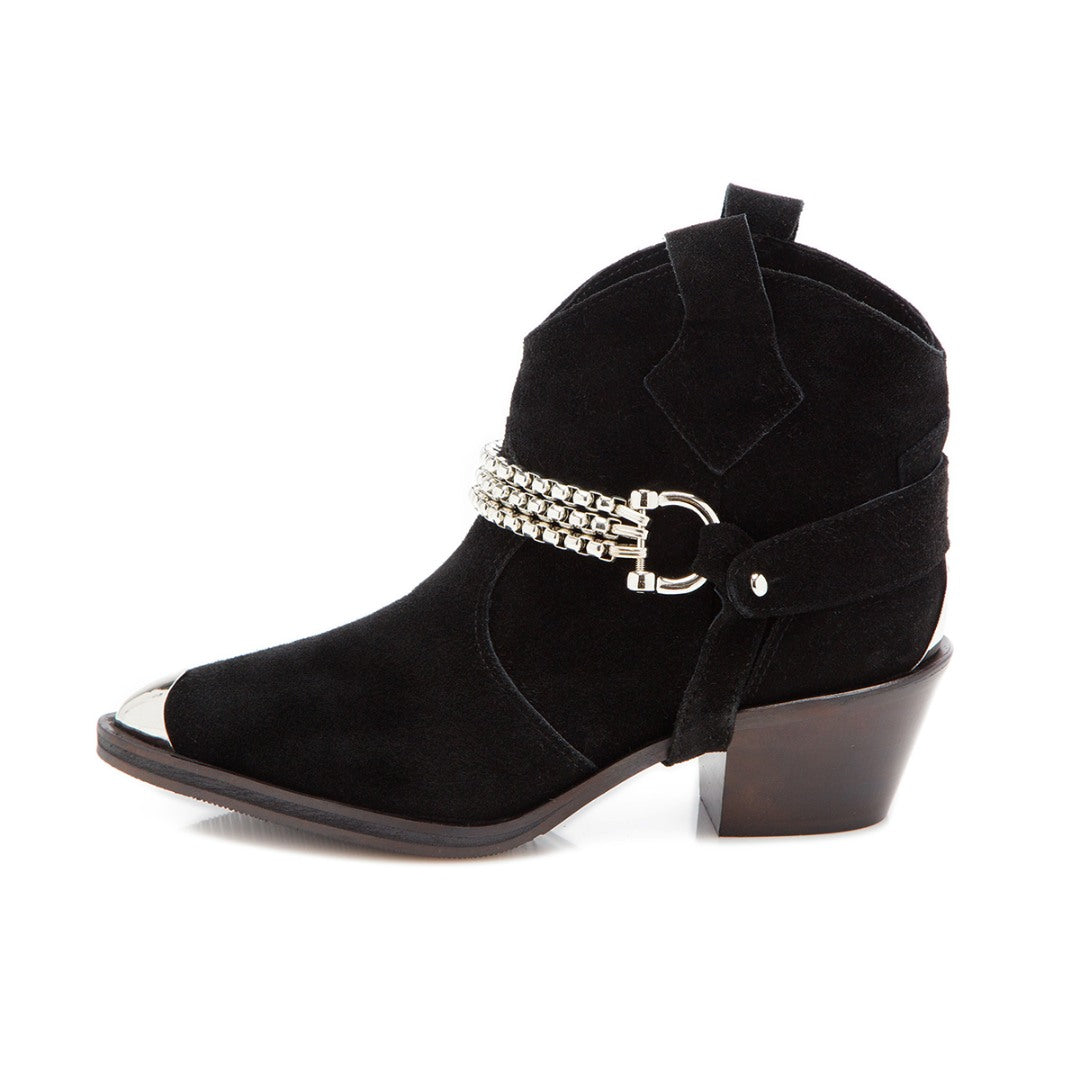 Ciocate / Botine Dama Din Piele Intoarsa Amber Velvet