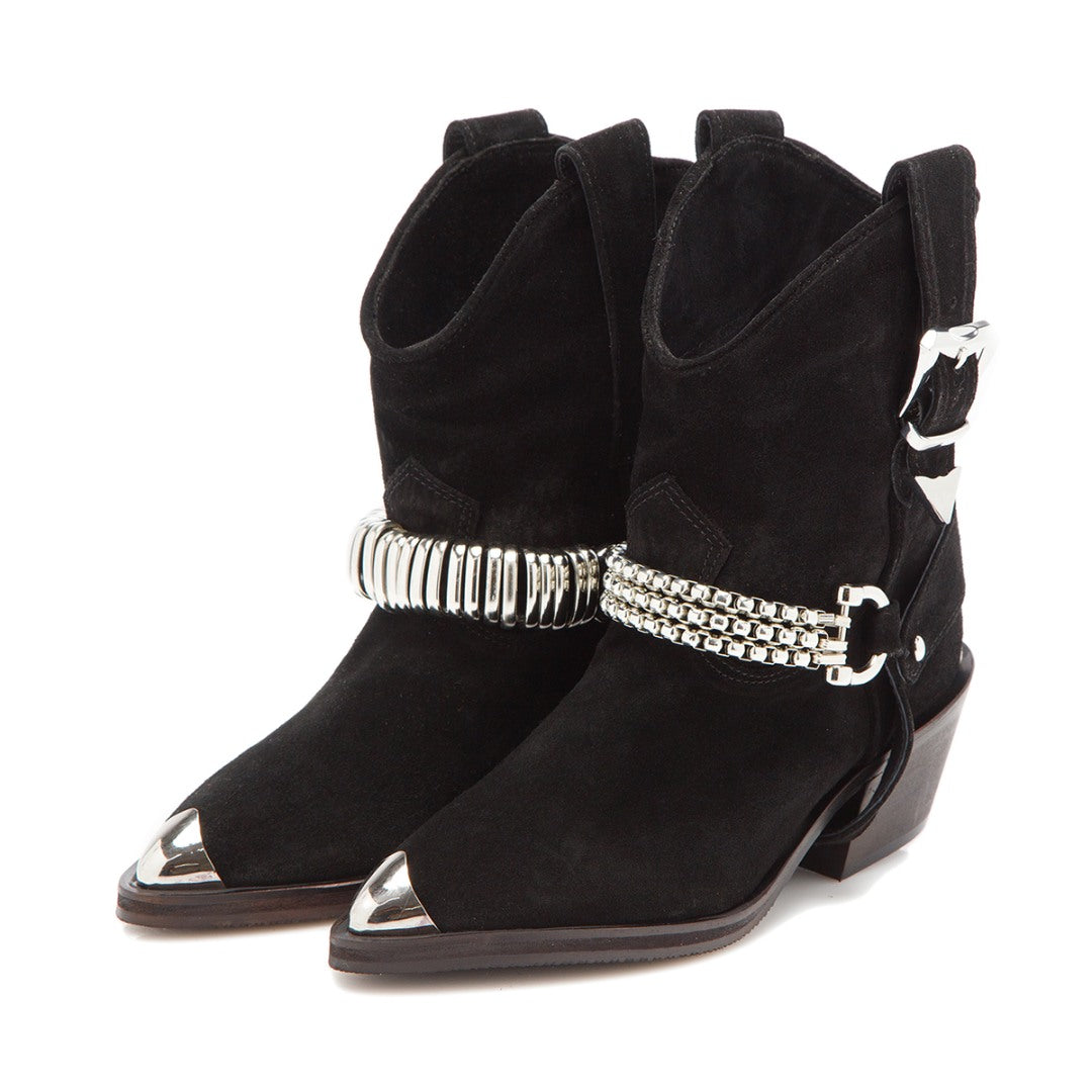 Ciocate Piele Intoarsa California All Black