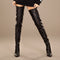 Cizme Sensation Black din Piele Naturala