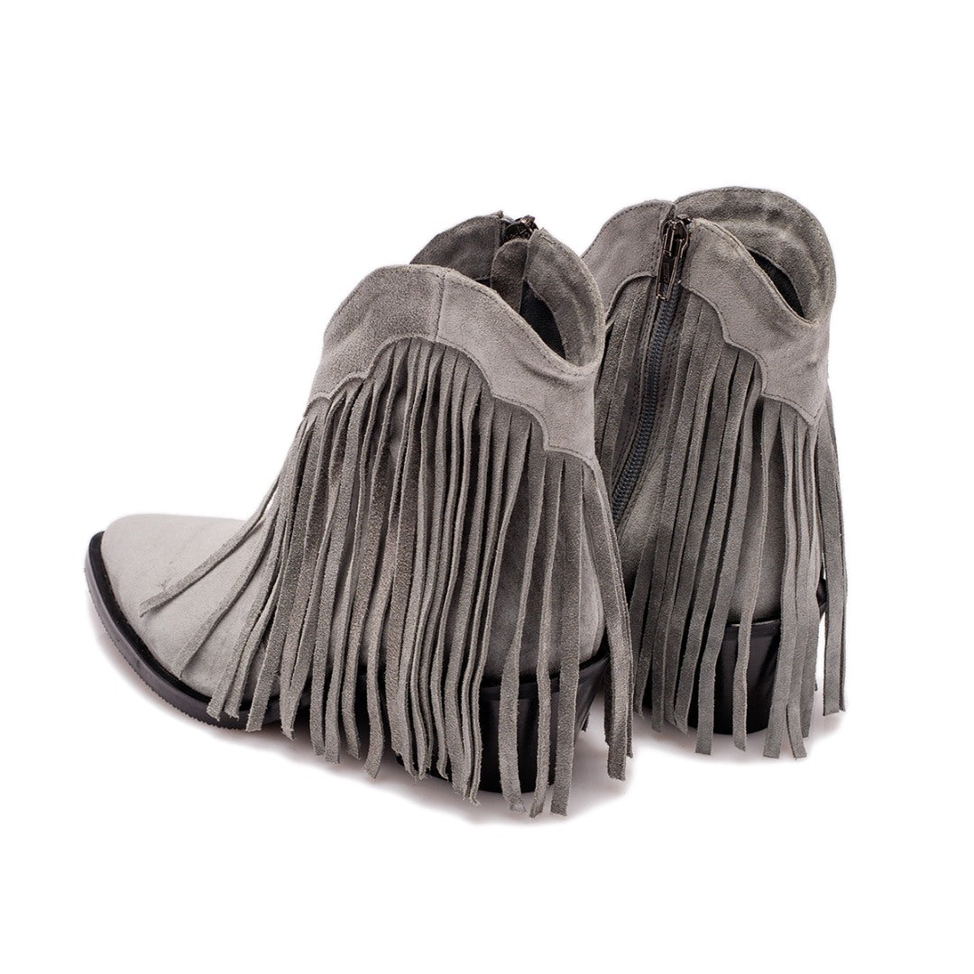 Ciocate Scurte cu Franjuri Kenya Grey