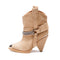 24h Ciocate / Botine Dama Karleen Mini Sand