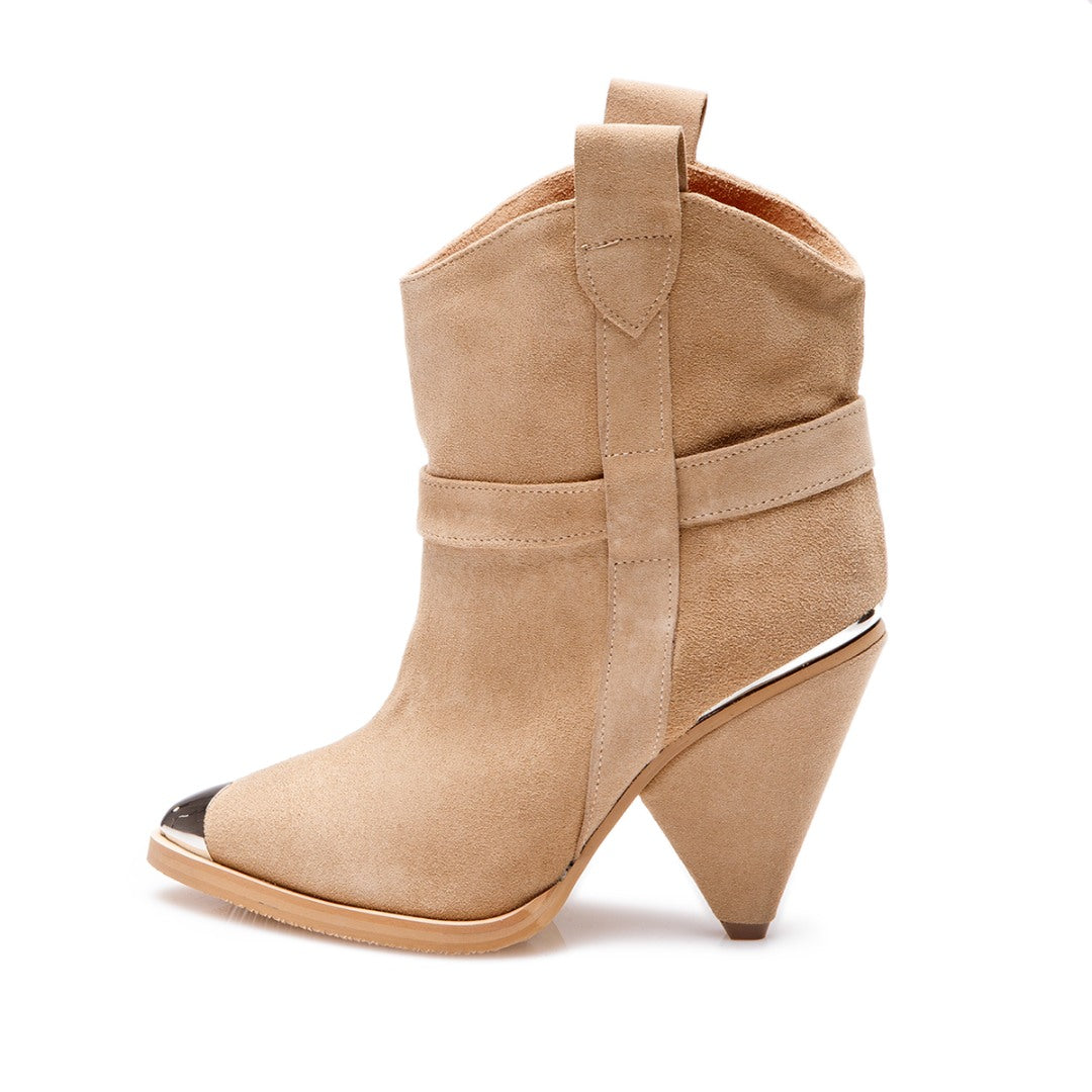 Ciocate / Botine Dama Karleen Mini Sand
