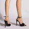 Brinda Black Sandals