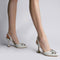 Keira Velvet White Shoes
