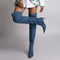 24h Cizme Dama Natasha din Denim