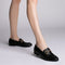 24h Pantofi Nami Black din piele naturala