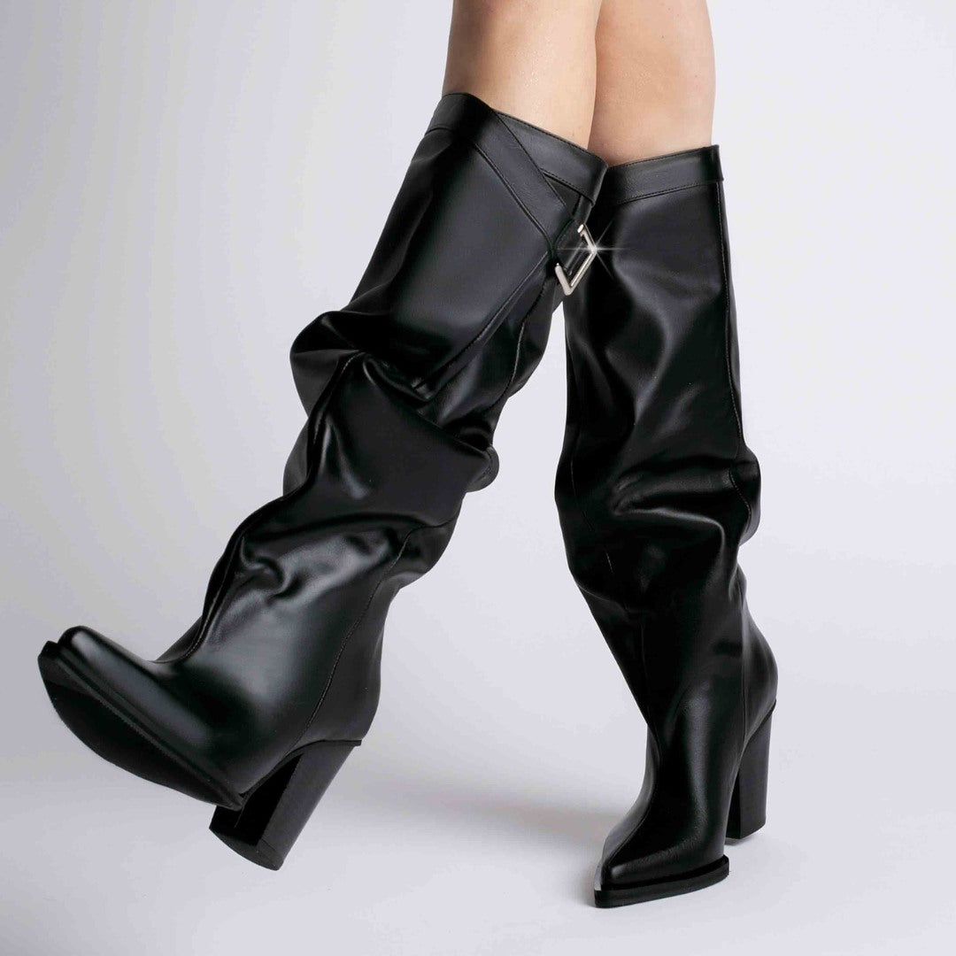 Ciocate piele naturala de dama fronsate Trisha