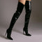 Cizme Dama Piele Naturala Black Shade