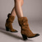 Ciocate / Botine Dama cu model fronsat Bellem Brown 8
