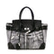 Geanta din piele naturala si denim Myko Daily