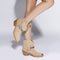 24h Ciocate / Botine Dama Din Piele Intoarsa Amber Sand