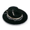 Palarie Neagra cu Perle