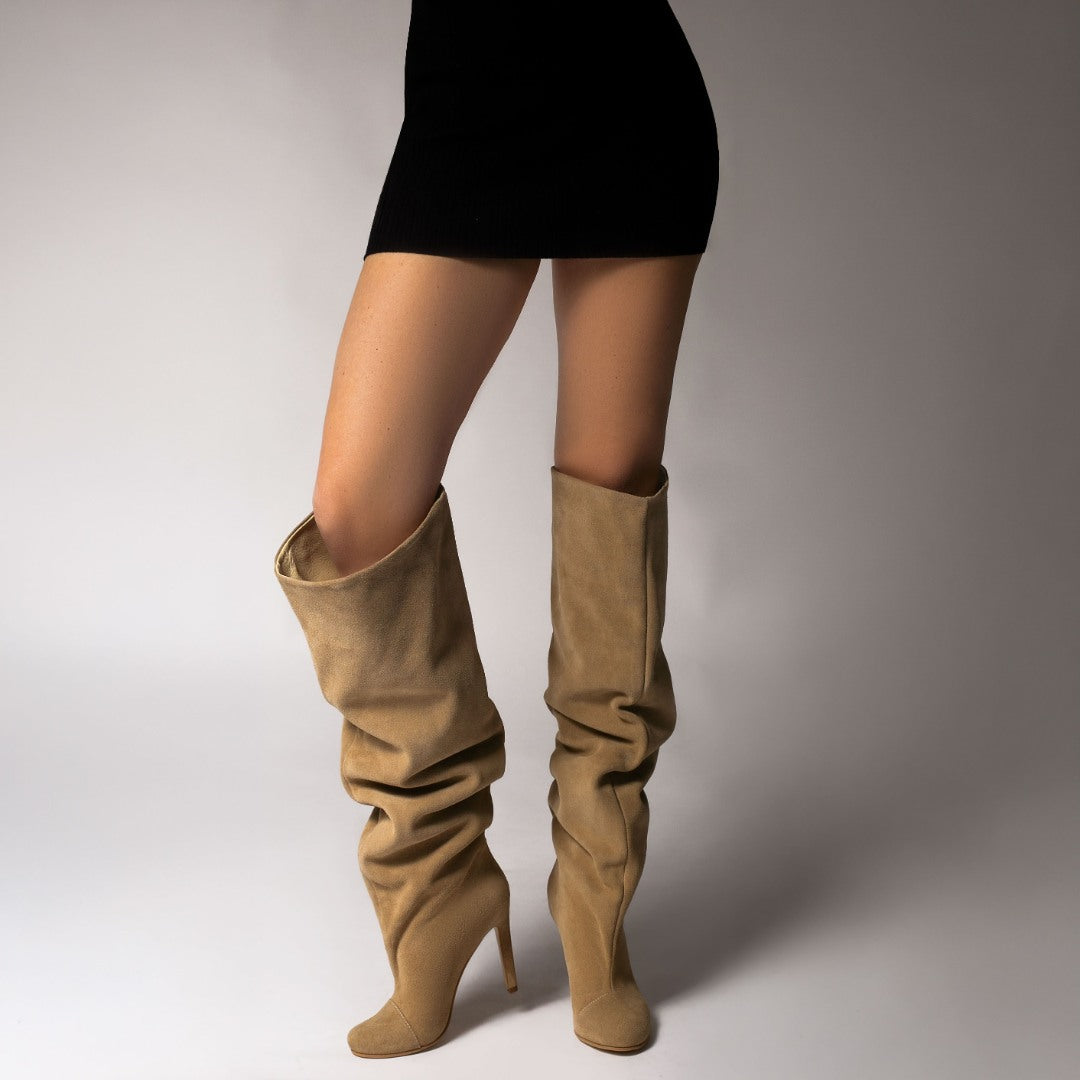 Cizme Dama Piele Lexi Nude