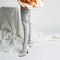 Cizme din Piele Naturala Elastica Bushra Grey