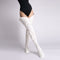 Bocanci Piele Naturala Intoarsa Missie White