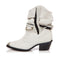 Ciocate / Botine Dama cu model fronsat Bellem White