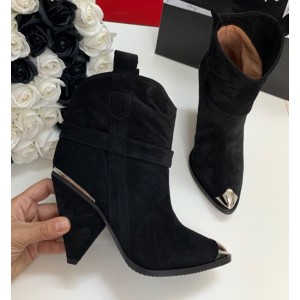 Ciocate / Botine Dama Din Piele Naturala Karleen Mini Velvet