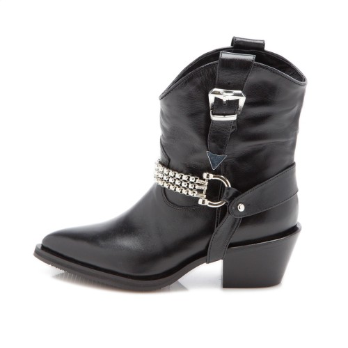 Ciocate Dama Piele cu Accesoriu Metalic Rania