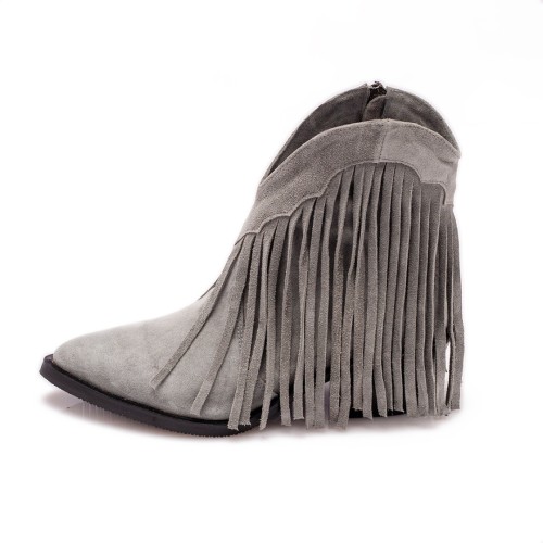 Ciocate Scurte cu Franjuri Kenya Grey