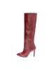 Cizme Khaite Burgundy Cizme Khaite Burgundy