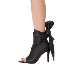 24h Botine Bow Black