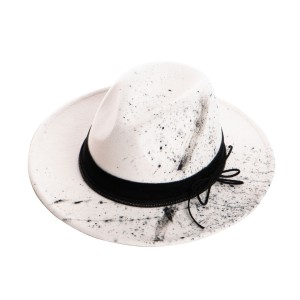 Palarie Alba Pictata Manual