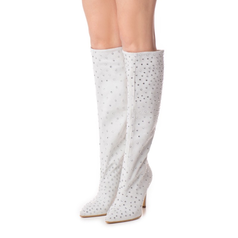 Cizme Dama Piele Jade Sparkle