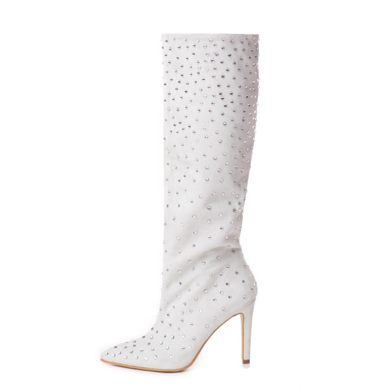 Cizme Dama Piele Jade Sparkle