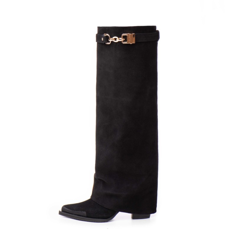 Ciocate din Piele Naturala Intoarsa Karma 