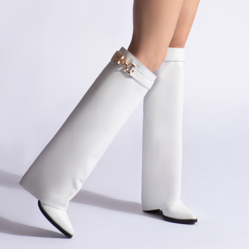 Ciocate din Piele Naturala Karma White