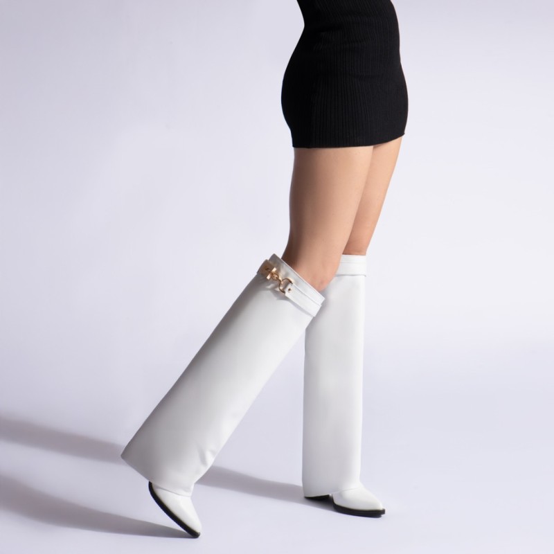 Ciocate din Piele Naturala Karma White