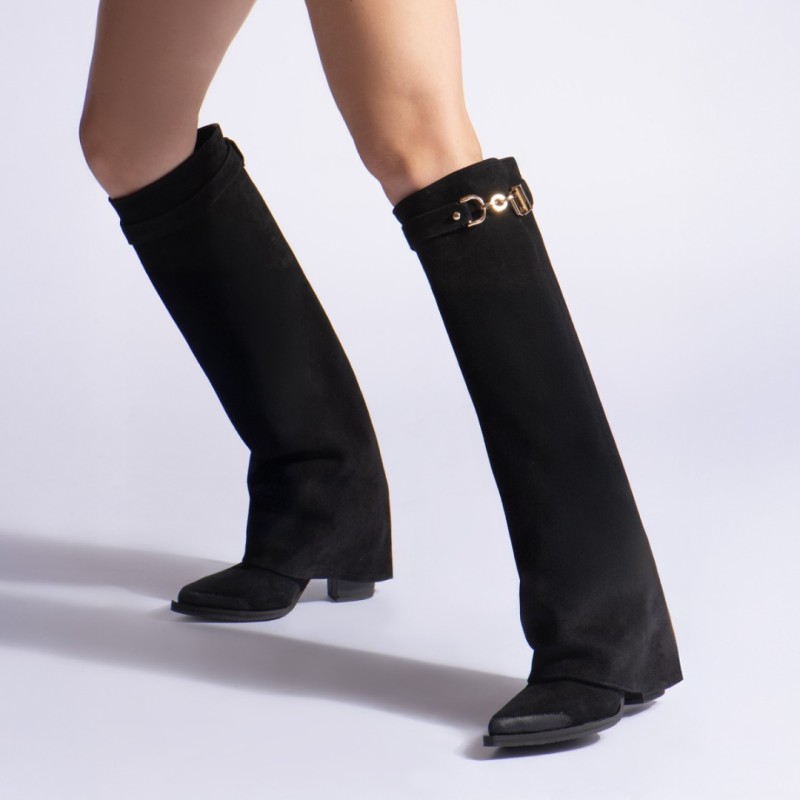 Ciocate din Piele Naturala Intoarsa Karma 