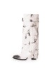 Ciocate piele intoarsa de dama Pocket White