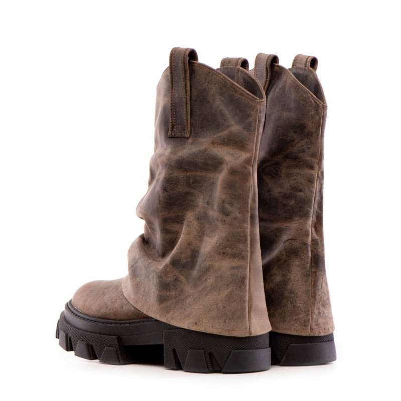 Bocanci Dama Myko Brown Vintage