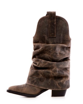 LIMITED EDITION Ciocate piele naturala de dama Mini Myko Maro Vintage 