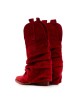 Ciocate piele intoarsa de dama Mini Myko Red