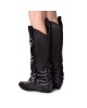 Ciocate piele naturala de dama Myko Black Ciocate piele naturala de dama Myko Black