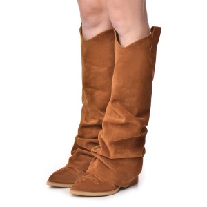 Ciocate piele intoarsa de dama Myko Brown