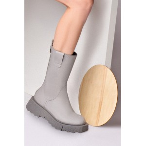 Bocanci Dama din piele naturala Sirin