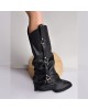 Ciocate piele naturala de dama Myko Black Ciocate piele naturala de dama Myko Black