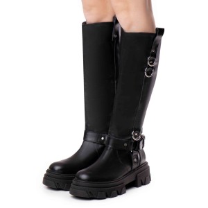 24h Bocanci Inalti Dama Gally din Piele