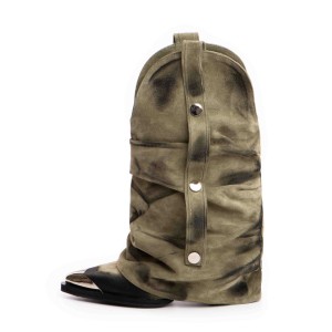 24h Ciocate piele intoarsa de dama Mini Myko Kaki 8