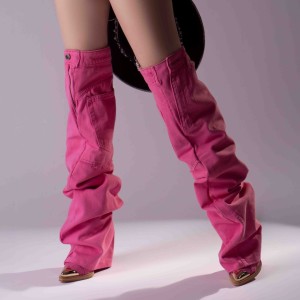 Cizme Dama Jeans Celine Pink