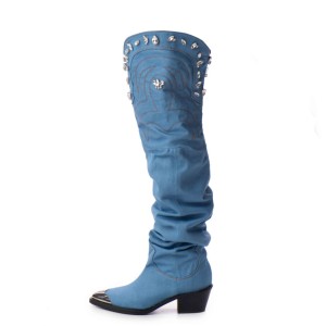 Ciocate Lungi din Denim Tayla