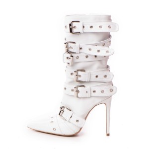 Botine Alora White
