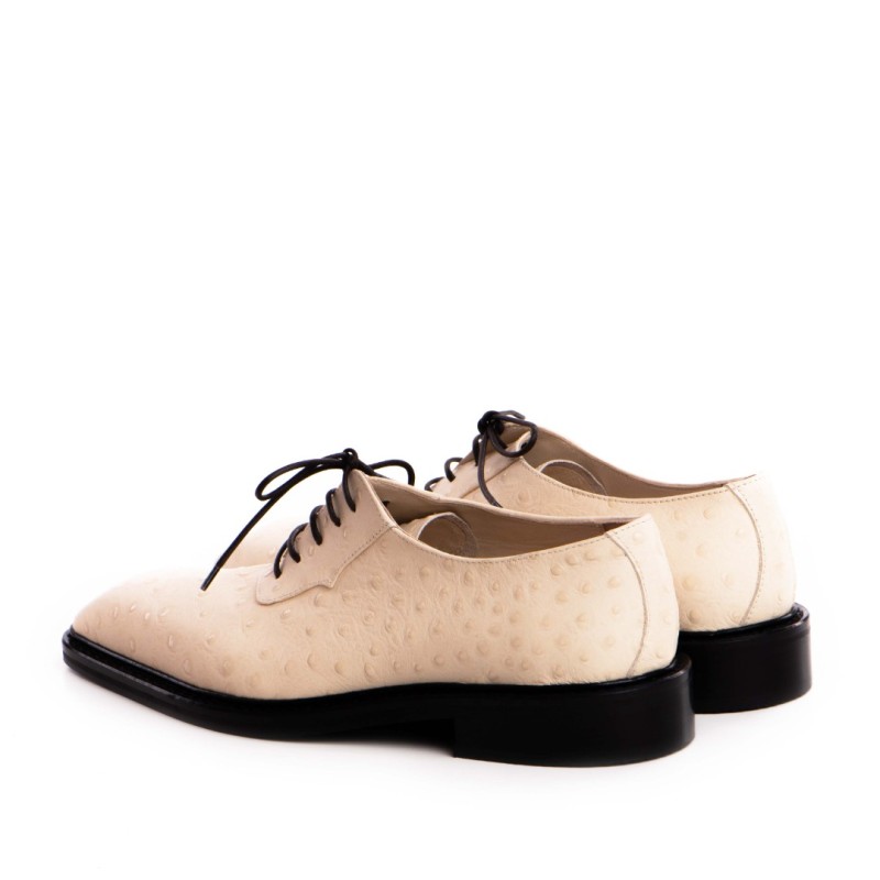 Pantofi de Ceremonie Piele Naturala Cu Imprimeu Nude