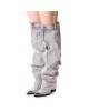 Cizme Dama Jeans Celine Grey