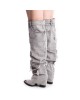 Cizme Dama Jeans Celine Grey