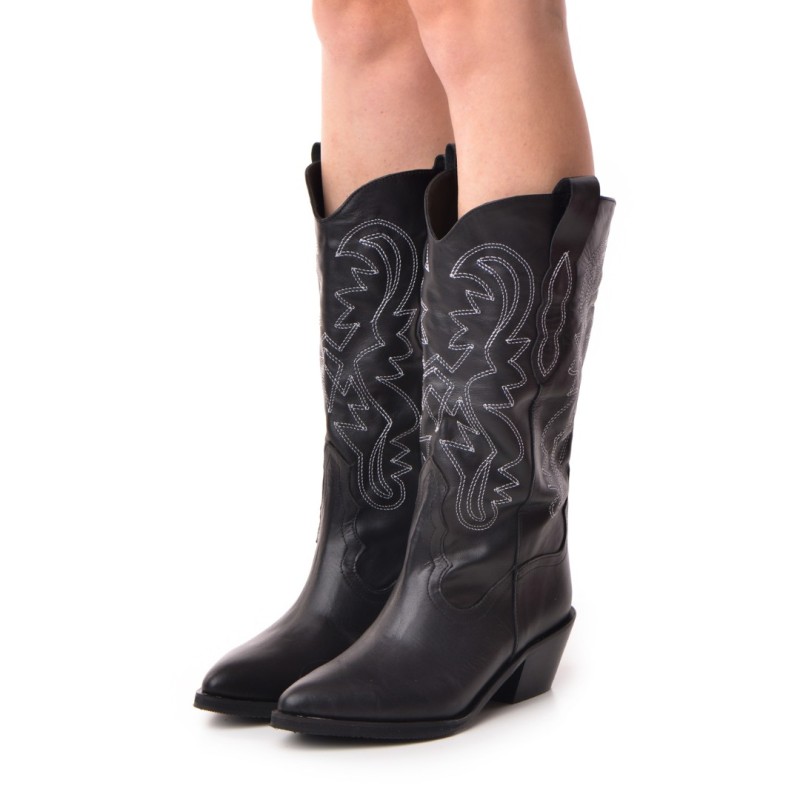 Ciocate dama din piele Bialy Black