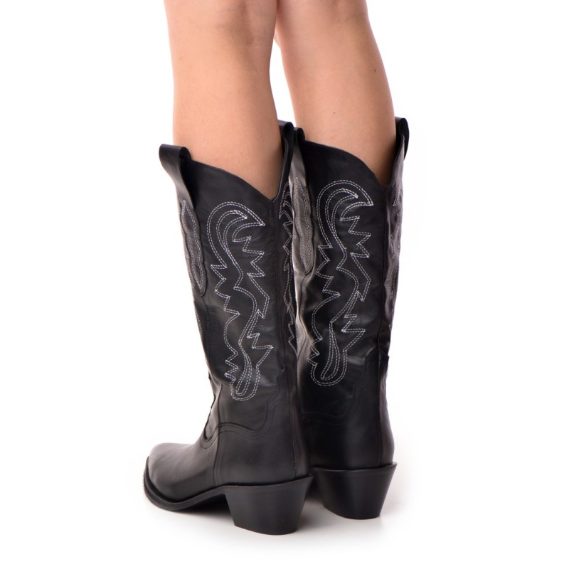 Ciocate dama din piele Bialy Black